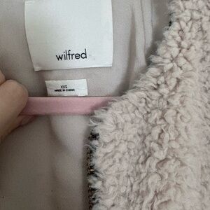 Wilfred Soft Cream Fleece Jacket